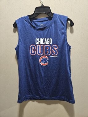 Genuine Merchandise Chicago Cubs Blue Muscle Tee